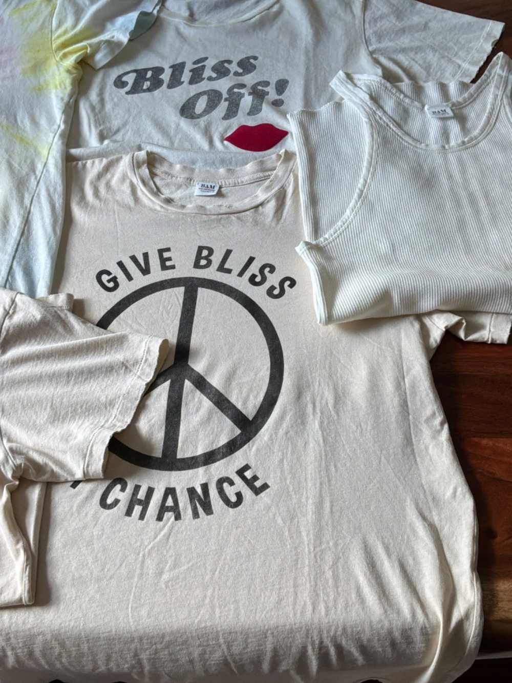 Bundle bliss & MISCHIEF VINTAGE TEES ALL SIZE 3’s - Picture 3 of 3